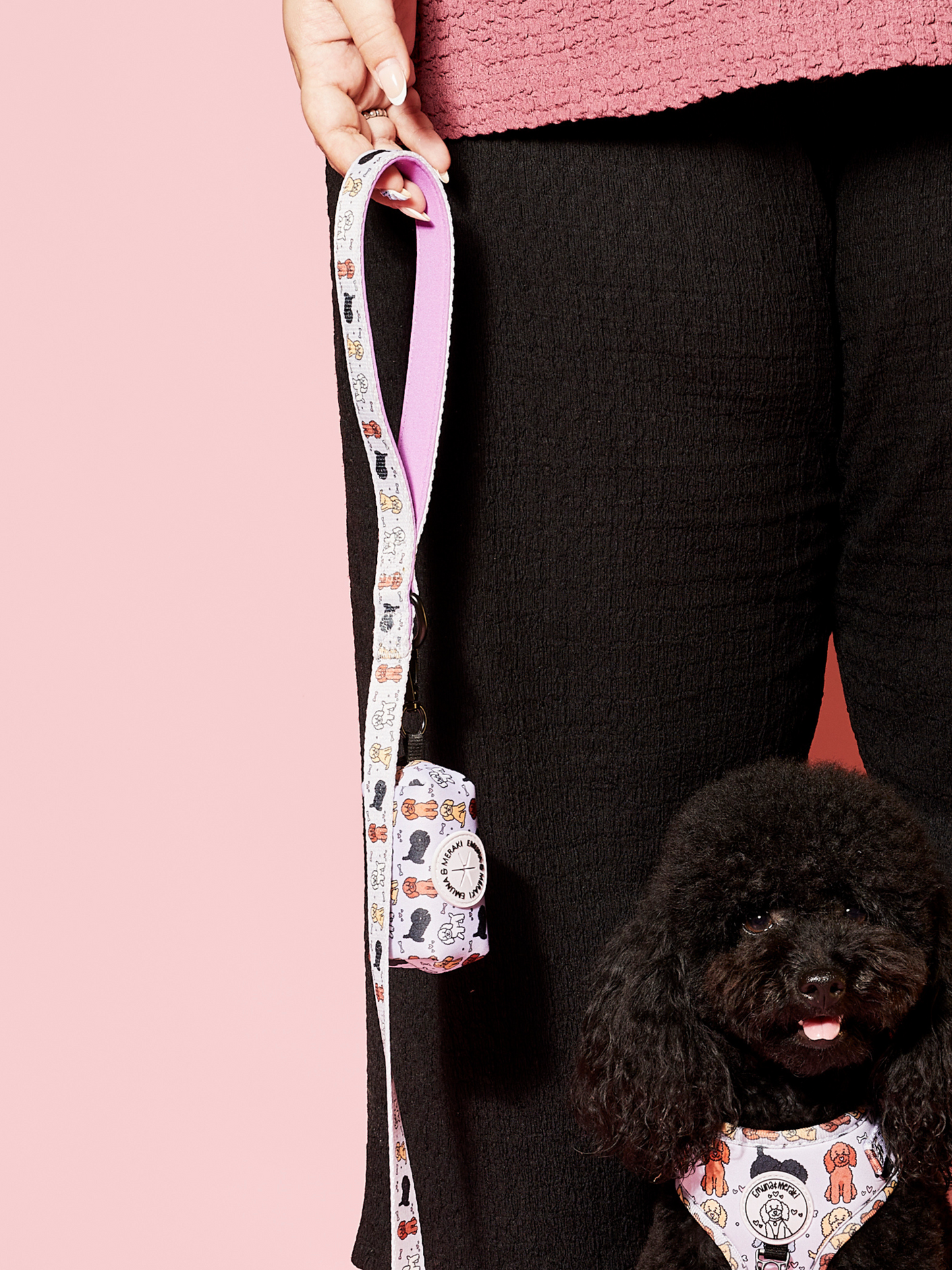 Porta bolsas Poodle Club