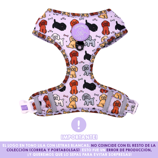 Arnés ajustable Poodle club talla S